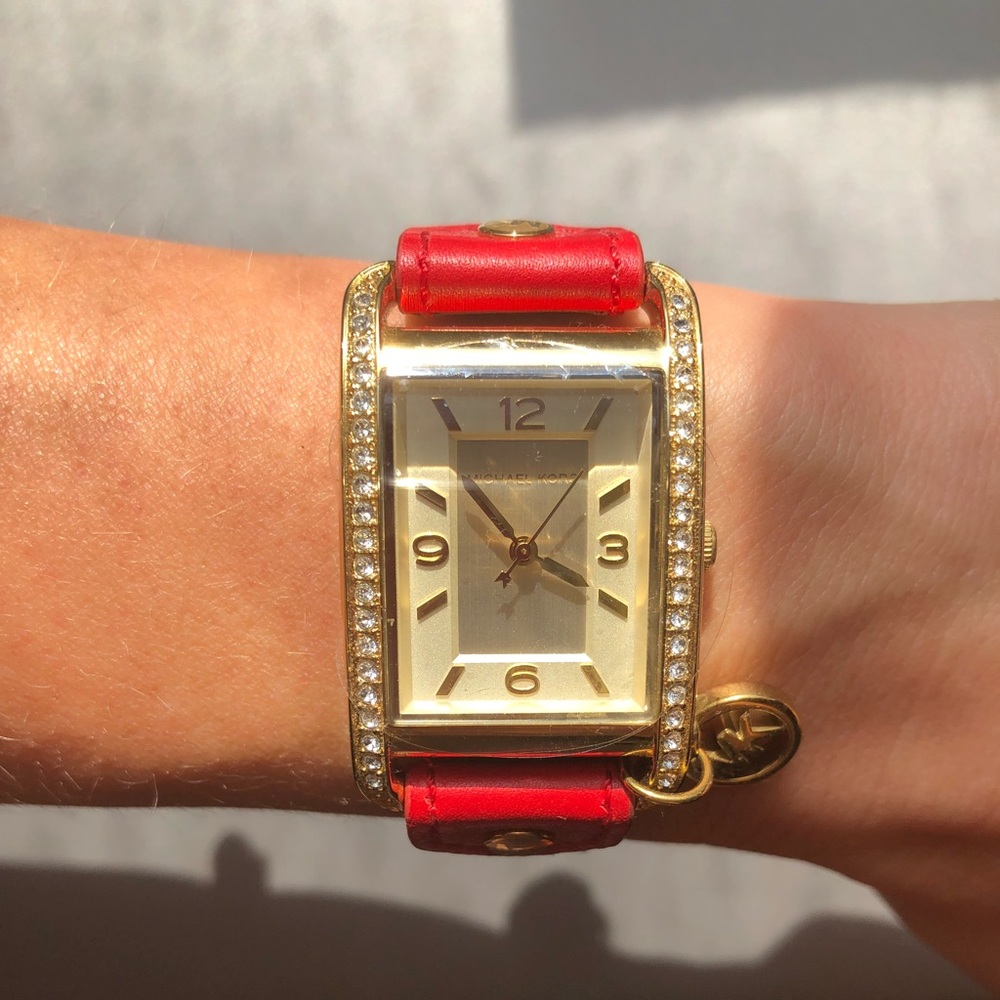 MK RED WATCH-brand new